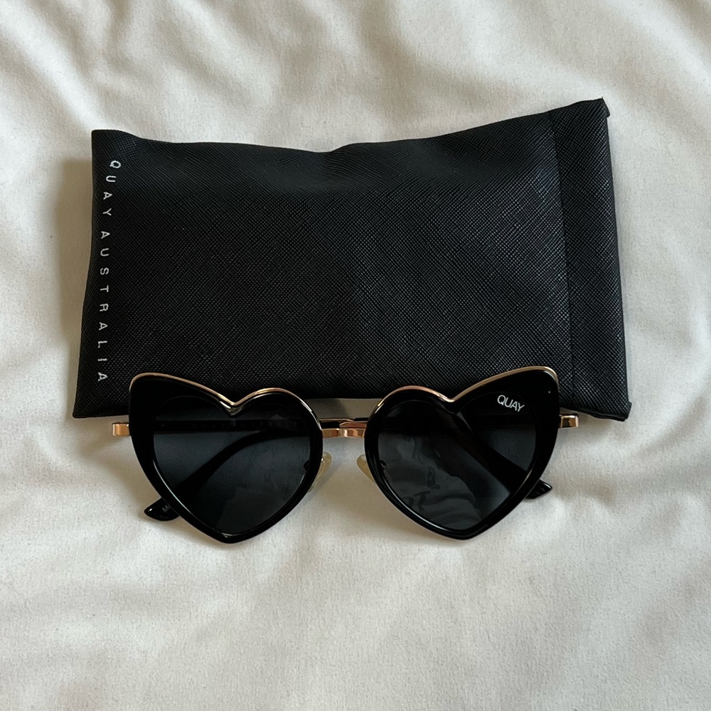 Quay Australia Heart Sunglasses